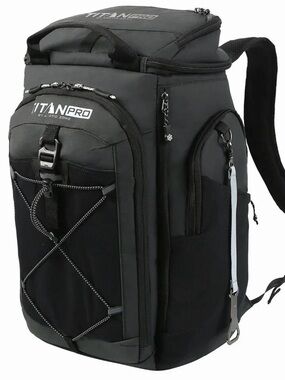 NEW Titan PRO 26 Can Backpack Cooler Black Soft Insulated Bag